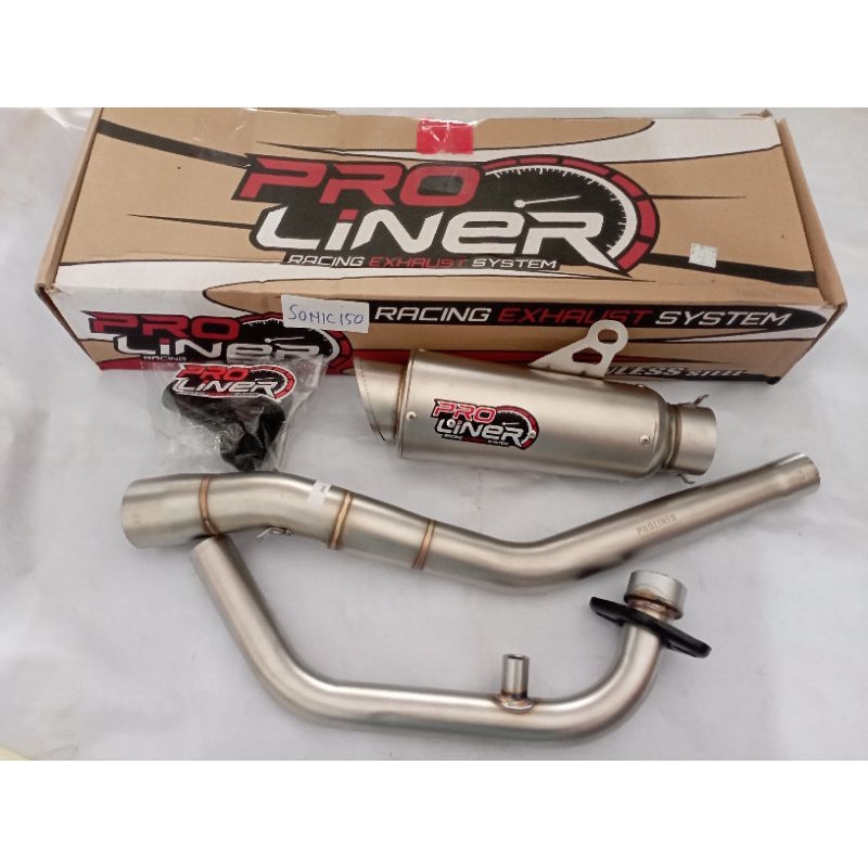 Knalpot Sonic150 Supra Gtr+dbkiller Tipe Titan Original  Proliner