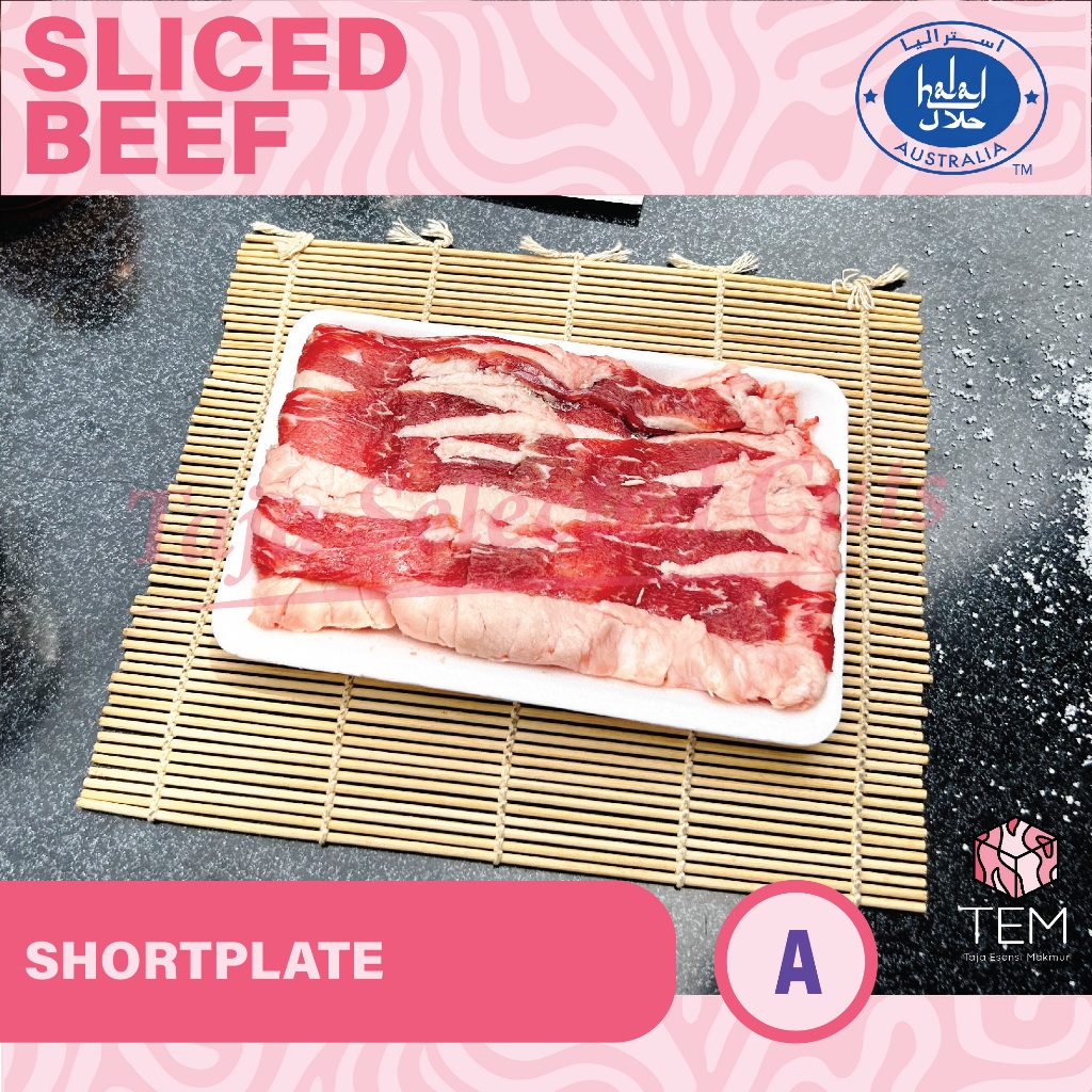 

Beef Shortplate Premium Grade A 250gr Daging Sapi Slice Grill Korean BBQ