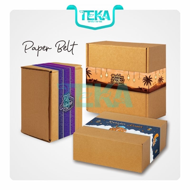 

Paper Belt Lebaran idul fitri isi 10 pcs sabuk kertas panjang parcel lebaran idul fitri sabuk toples