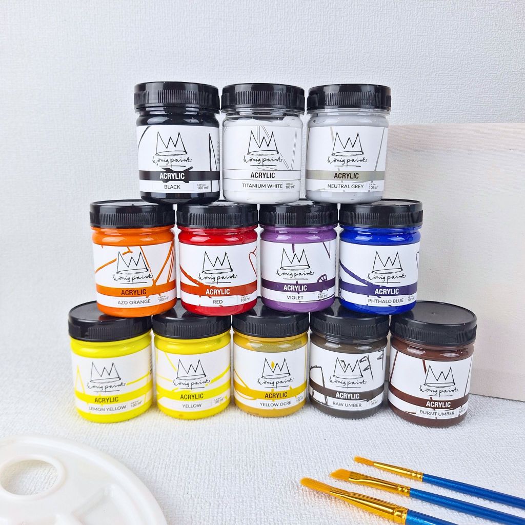 

Koniq Cat Acrylic 100 ml Warna Primer Cerah