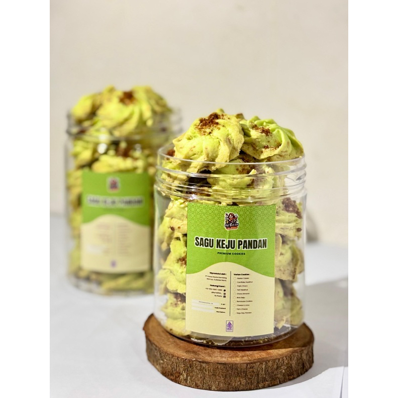 

Sagu Keju Pandan Kue kering Lebaran - by Rosita