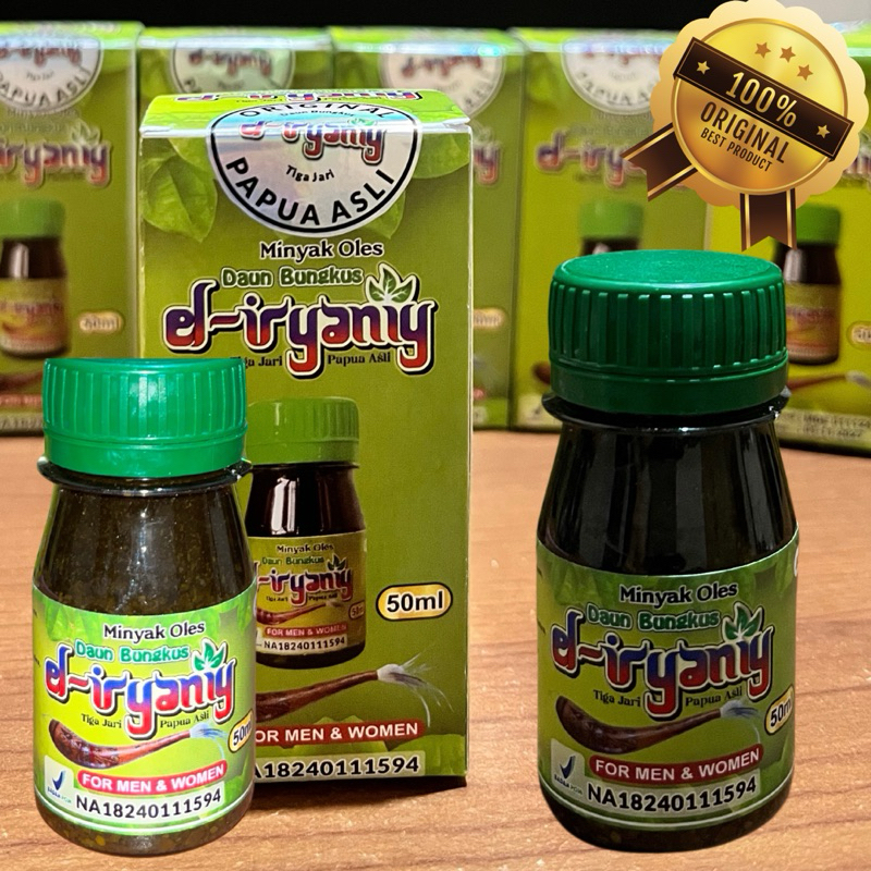 Minyak El Iryaniy Original Minyak Oles El Iryaniy Daun Cap 3 Jari Papua Minyak El Iryaniy