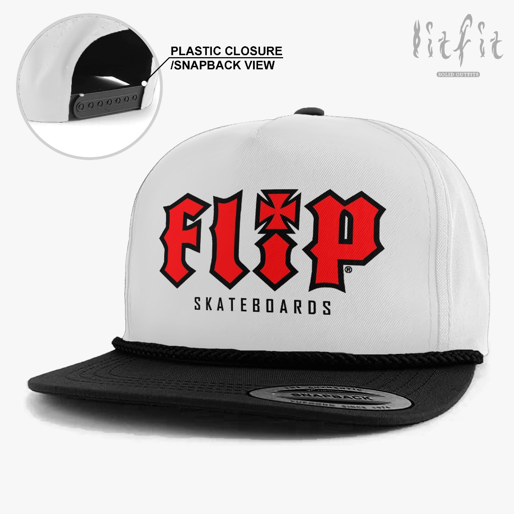 SD1 Flip - Topi Klasik Skateboards Tali /Topi Snapback Pria /Topi Trucker Jaring /Topi Distro Skena 