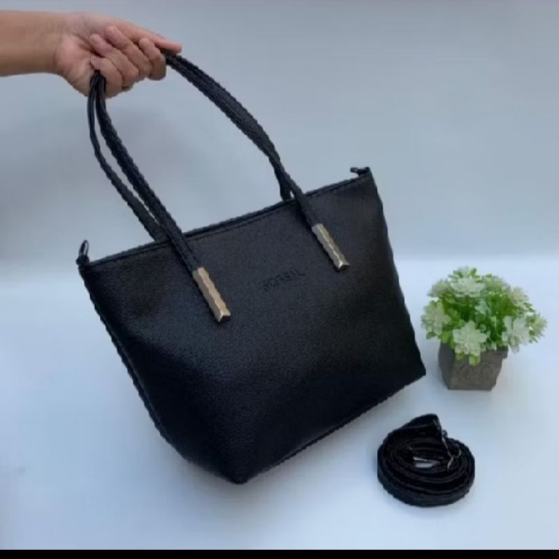 tas Tote bag wanita kulit jeruk terbaru/tas selempang wanita polos/tas tentengan wanita