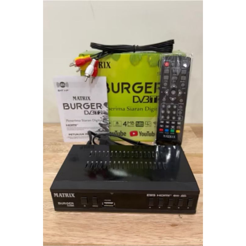 receiver burger tv digital support siaran tv