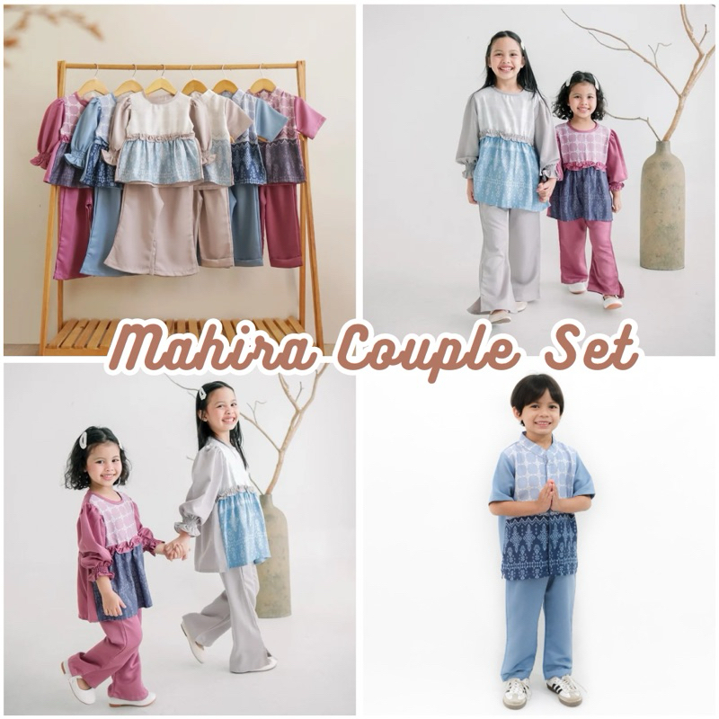 KIDDISTUFF - MAHIRA COUPLE SET | SETELAN ANAK COUPLE HARI RAYA
