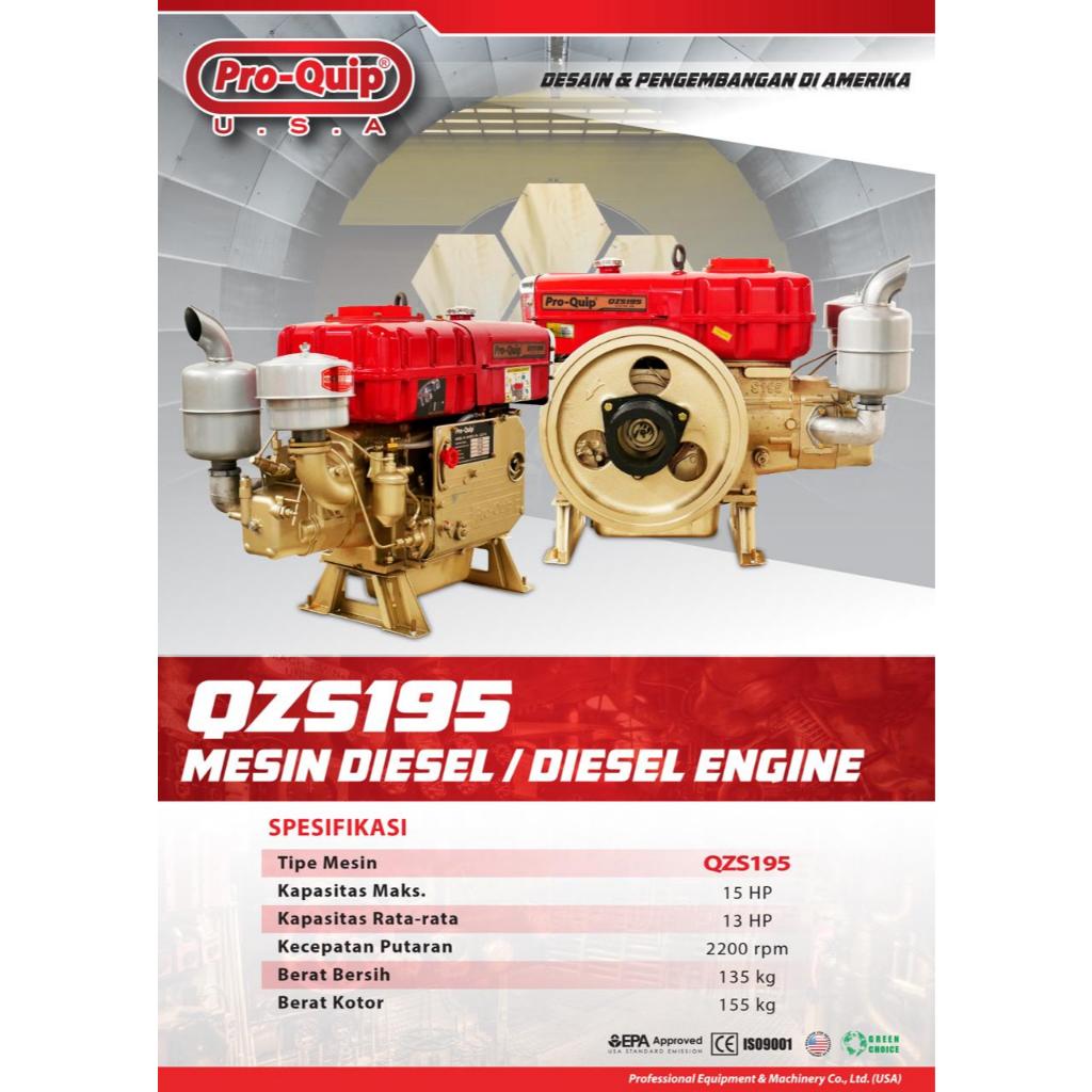 Mesin Diesel 15 HP ProQuip S195
