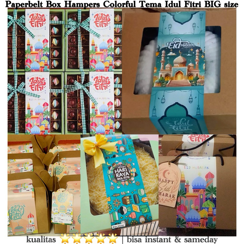 

Paperbelt Kotak Kue / Kotak Hampers BIG Size edisi Idul Fitri Paper belt Idul Fitri JUMBO SIZE paperbelt eid mubarak lebaran hampers kue lebaran