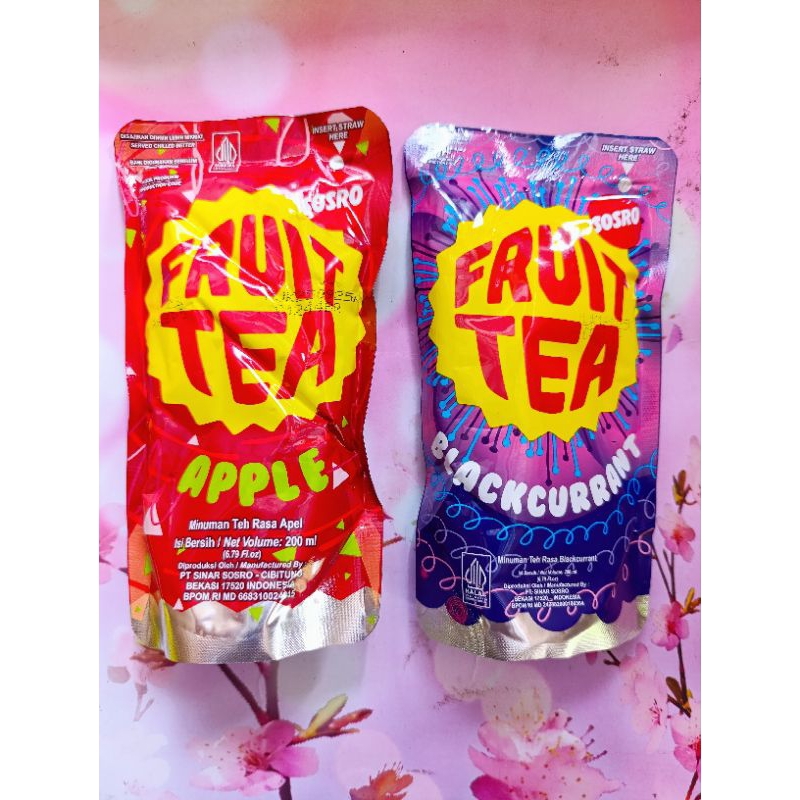 

fruit tea pouch minuman rasa buah apple blackcurrant