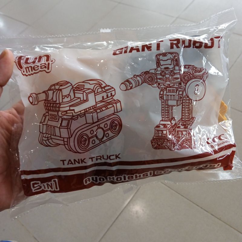 cfc toys fun meal giant robot tank truck 2025