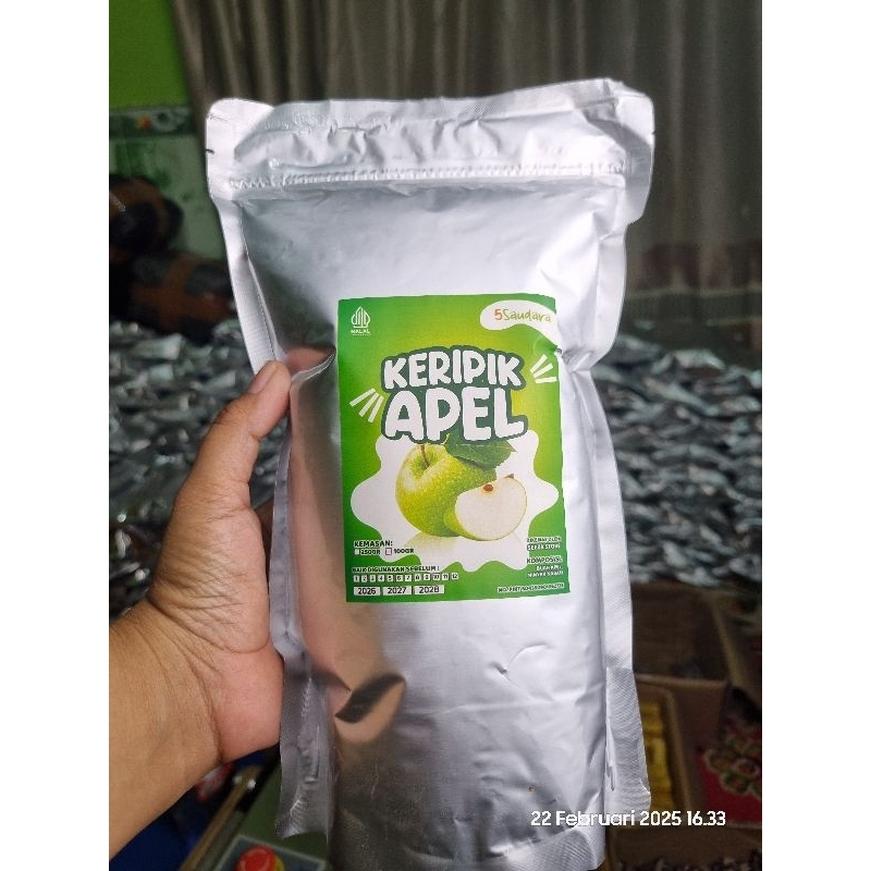 

Keripik Buah Apel Berat 250gr Enak Berkualitas Premium