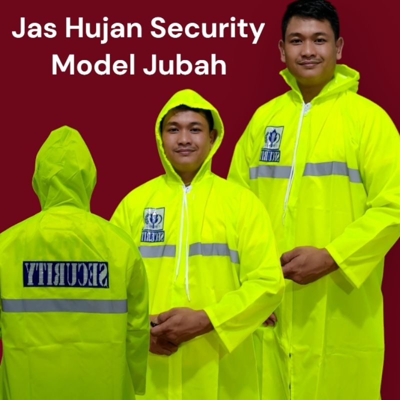 JAS HUJAN SECURITY MODEL JUBAH / JAS HUJAN SECURITY / JAS HUJAN JUBAH MANTEL