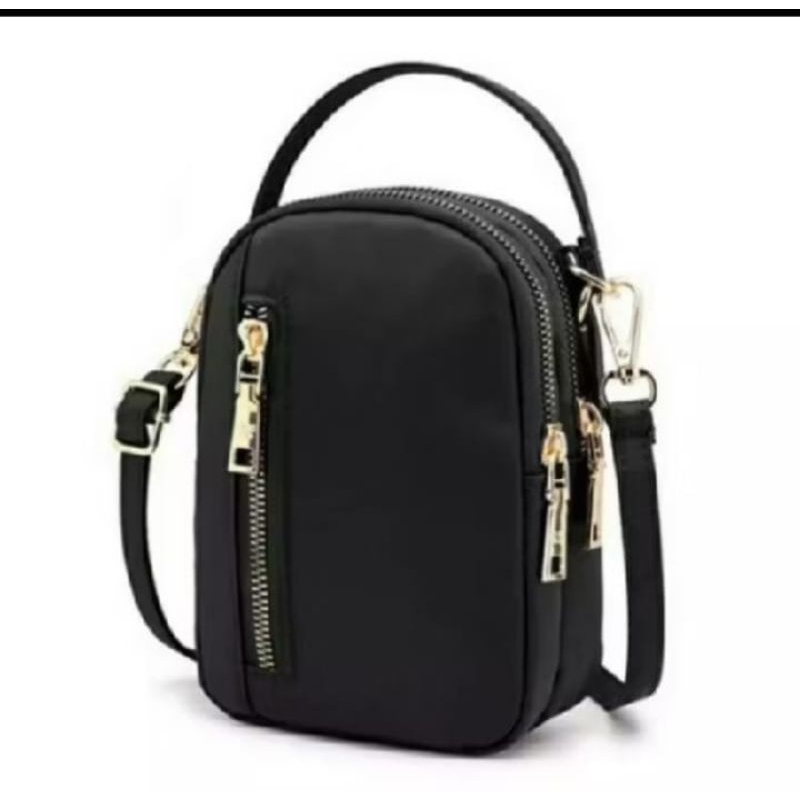 SR Tas selempang wanita mini moled chibao polos, tas hp  model kapsul chibao mini