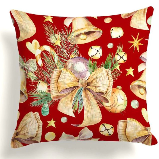 SARUNG BANTAL SOFA PRINT MOTIF DEKORASI NATAL 40X40