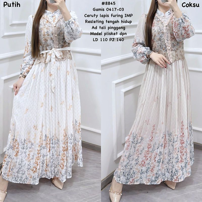 8845 GAMIS CERUTY BUNGA IMPORT