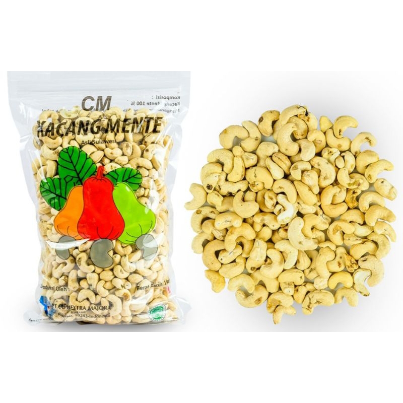 

Kacang Mente Mete Asli Sulawesi 1kg kacang Mede