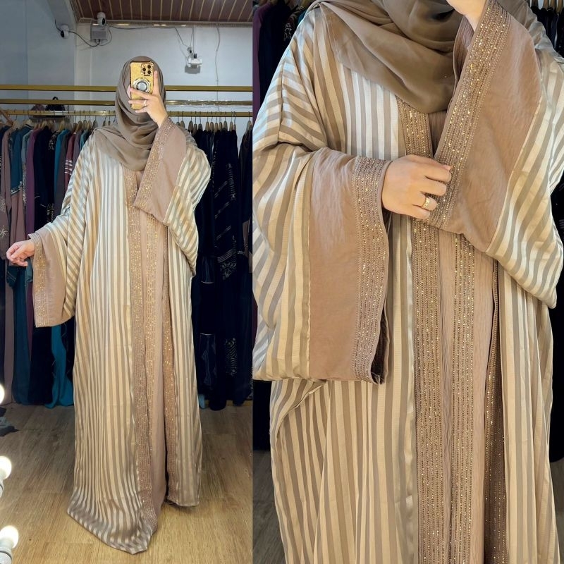 Kaftan Hitam Original Arab Mesir Terbaru 2025