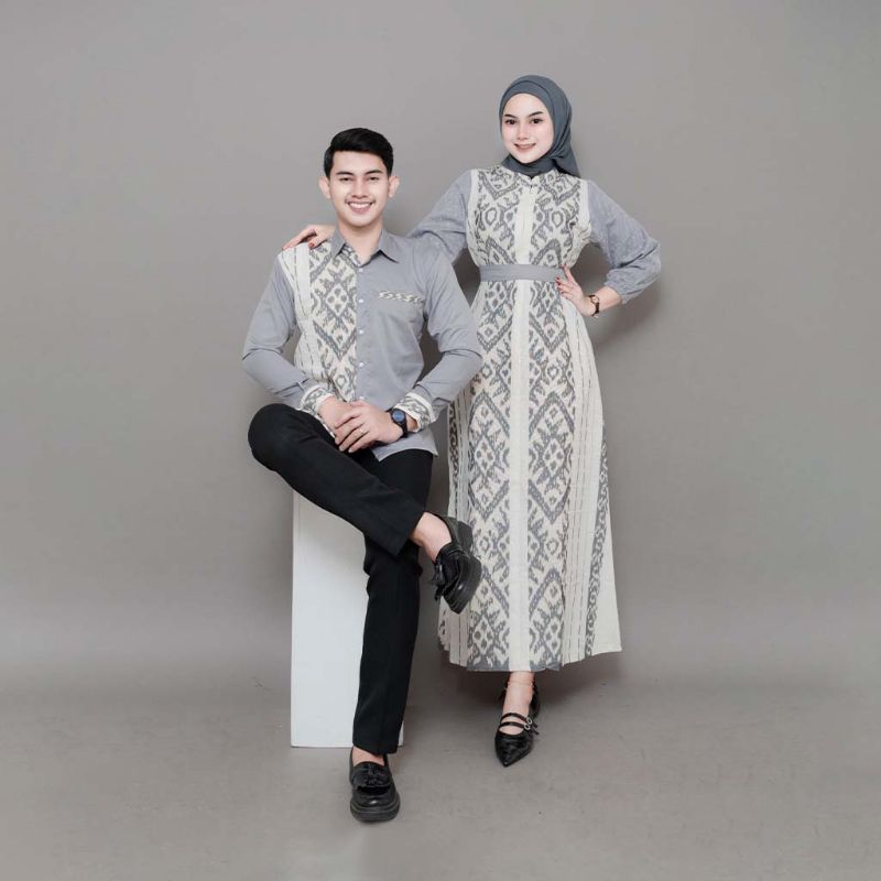 baju couple pasangan tenun couple set keluarga baju lebaran ibu anak  tenun lombok baju kondangan ke