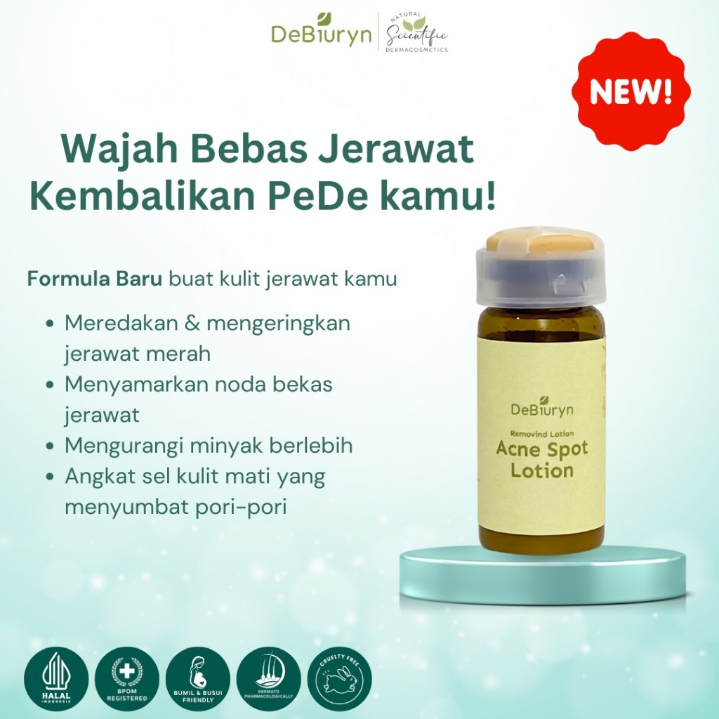 DeBiuryn Removind Acne Spot Lotion - Obat Jerawat - Anti Acne - 10ml