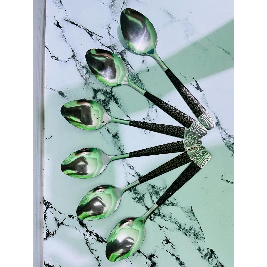 sendok/sendok makan stainless/sendok plastik/sendok makan tebal/sendok batik