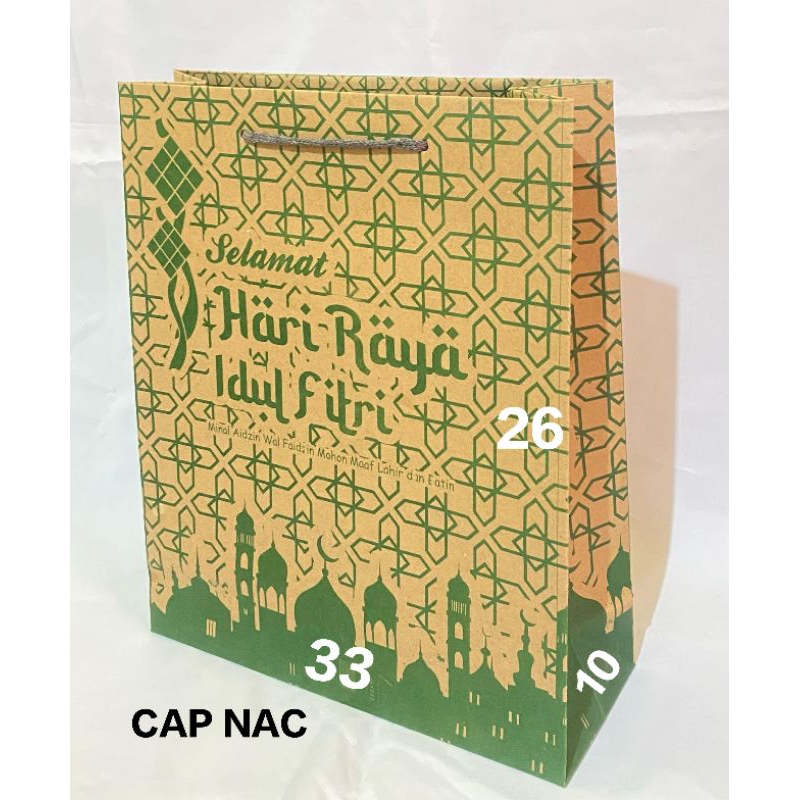 

Paper bag idul fitri / Tas kertas Idul fitri / Goodie bag idul fitri