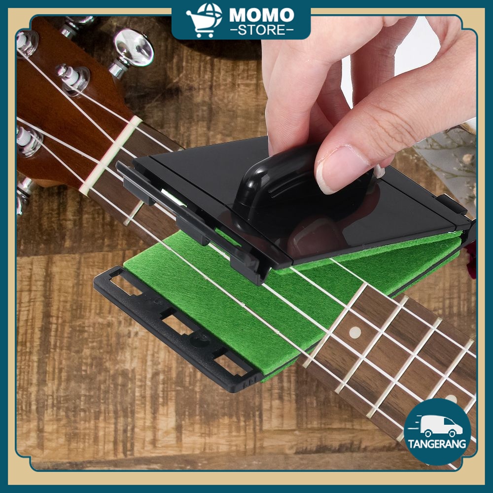 110MM*65MM Pembersih Senar Gitar Tahan Lama Alat Pembersih Senar Gitar Portable