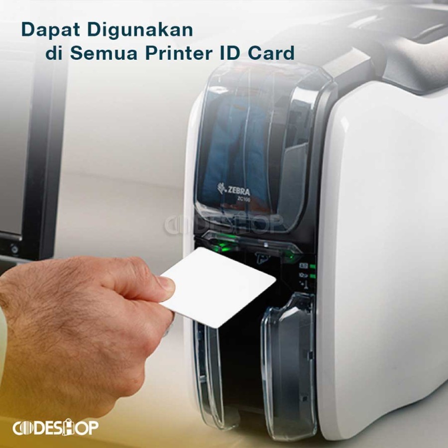 

Kartu PVC HID UltraCard CR80 NOCO 81754 Blank ID Card Printer Polos isi 100 Pcs