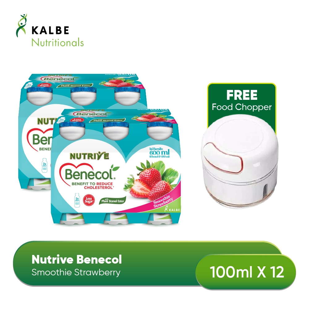 

Nutrive Benecol Strawberry 6x100ml - Isi 2 Banded Free Chopper