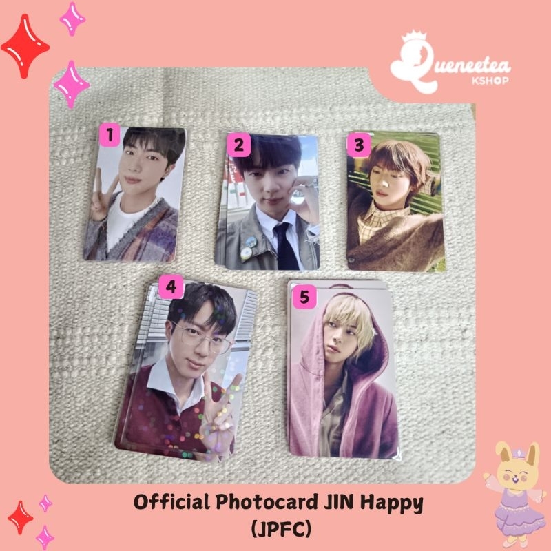 OFFICIAL PHOTOCARD JIN HAPPY (JPFC)