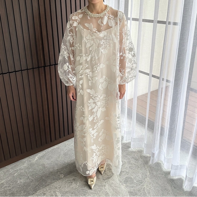 KINA ATELIER - Salma Dress in white