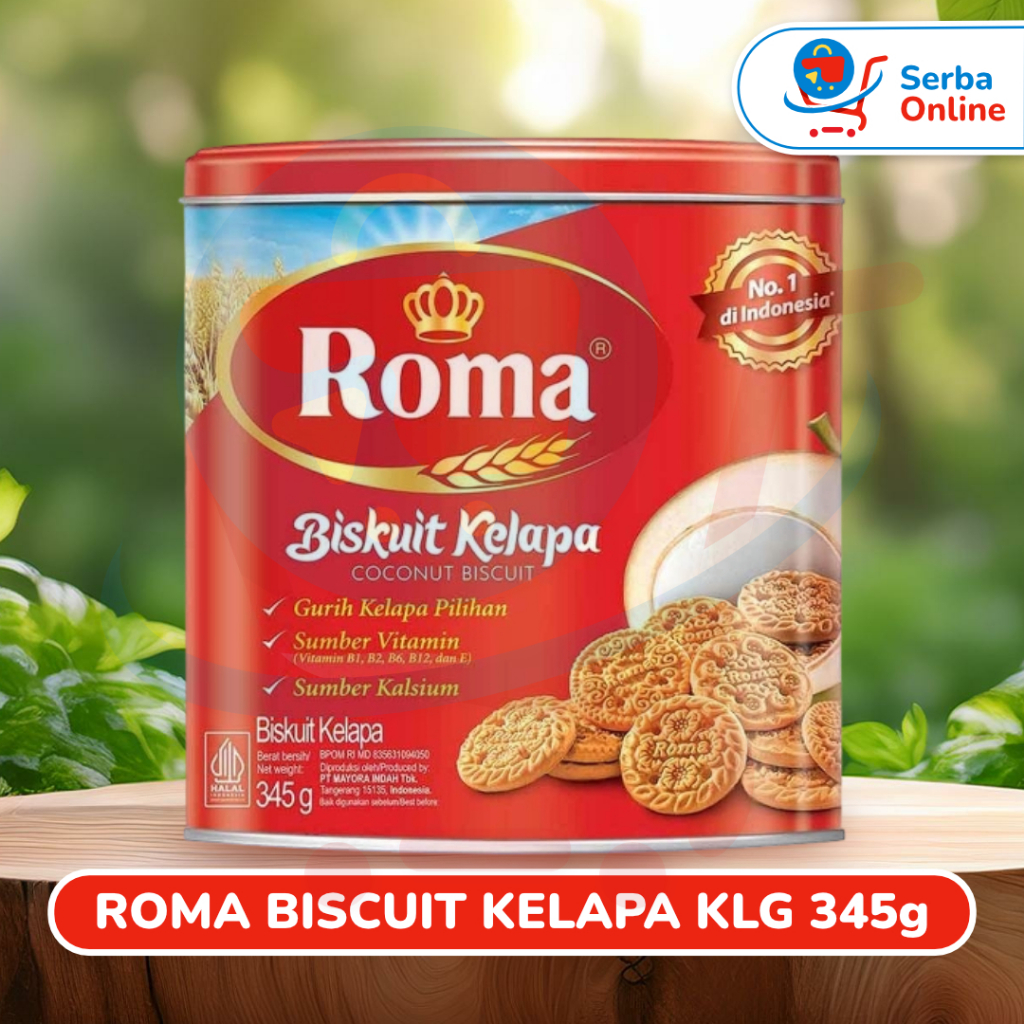 

ROMA BISCUIT KELAPA KLG 345g