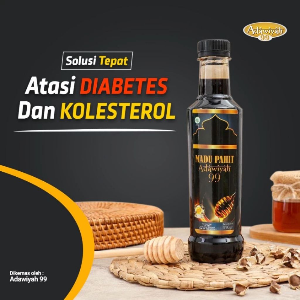 

Madu Pahit Hitam Adawiyah 99 Original Isi 470gram