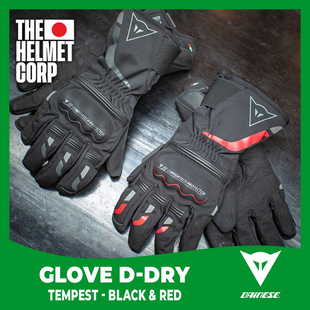 GLOVE DAINESE TEMPEST D-DRY LONG WATERPROOF RIDING GLOVE