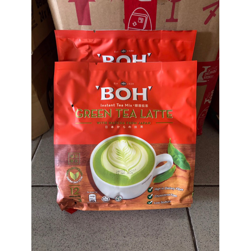 

Boh Green tea latte