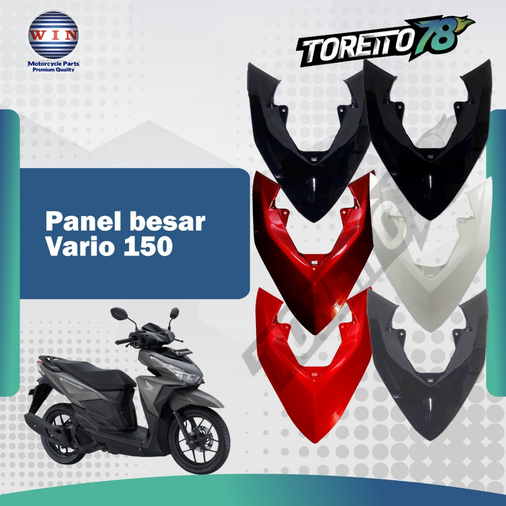 Panel Tameng Dada Depan Tameng lampu depan Vario 150. Panel Vario 150 Besar merk WIN