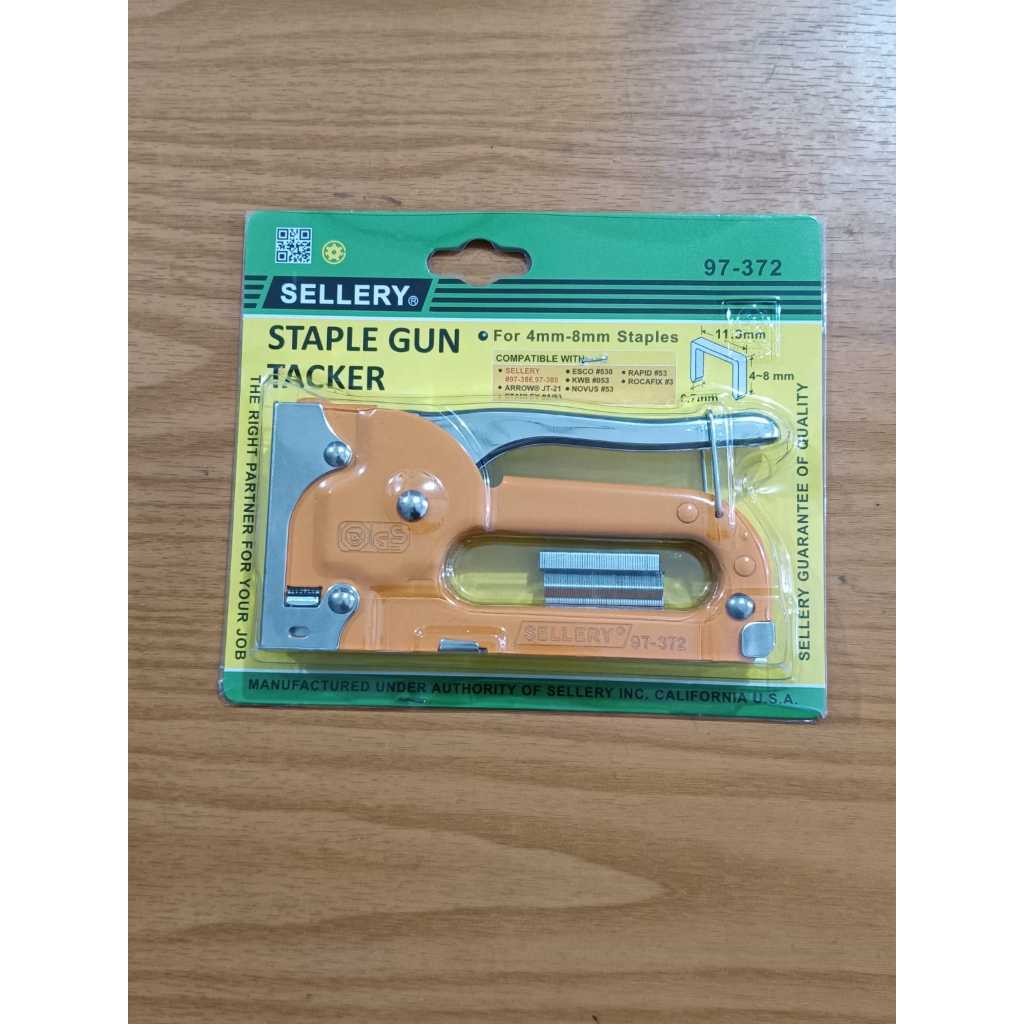 

Sellery Staple Stapless Gun Tacker - Gun Hekter Tembak Manual 97-372