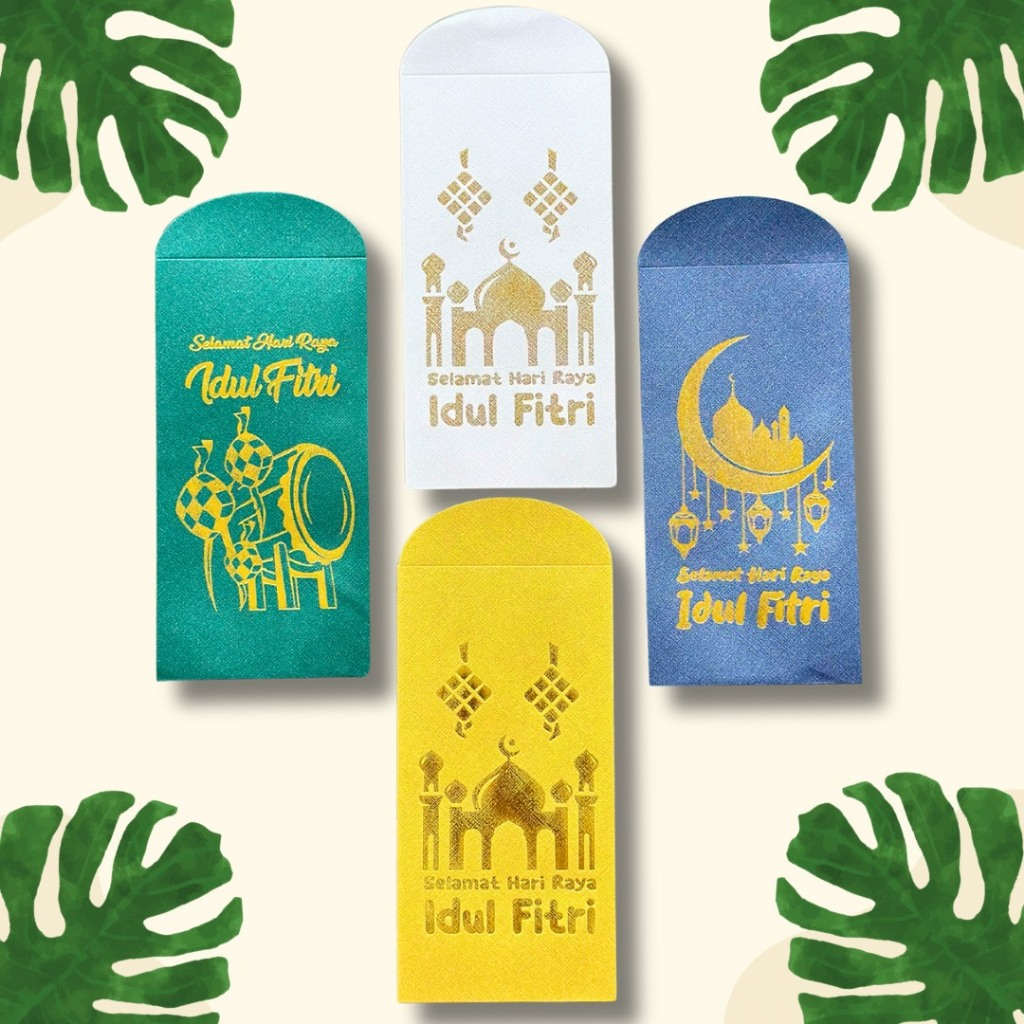 

(10 LEMBAR) Amplop Lebaran Idul Fitri SULTAN Premium Poly Embos Uk Panjang Amplop Selamat Hari Raya Idul Fitri 1 Pak Isi 10 Lembar