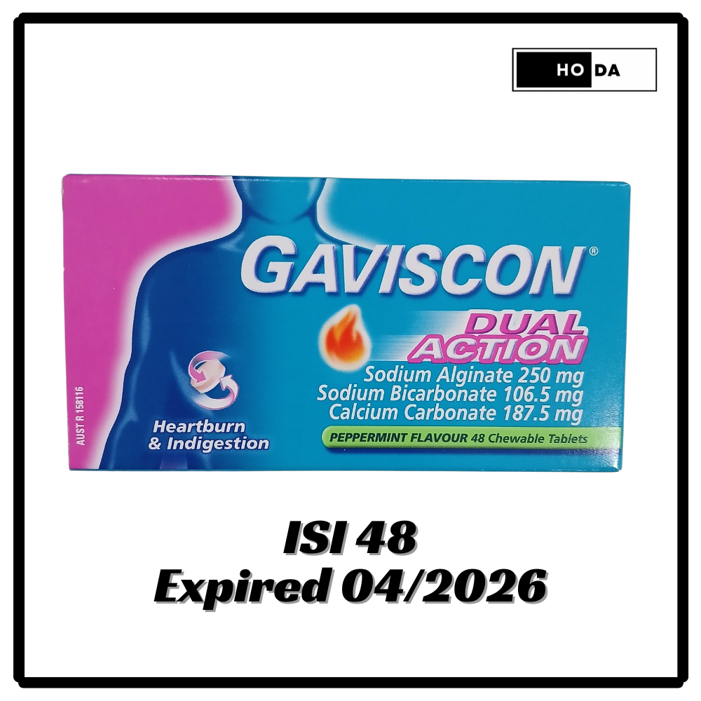 Gaviscon Dual / Double Action Chewable Tablets