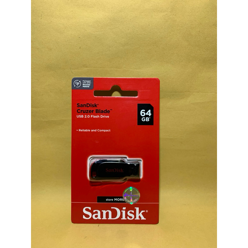 FLASHDISK SANDISK 64GB 2.0 ORIGINAL 100%