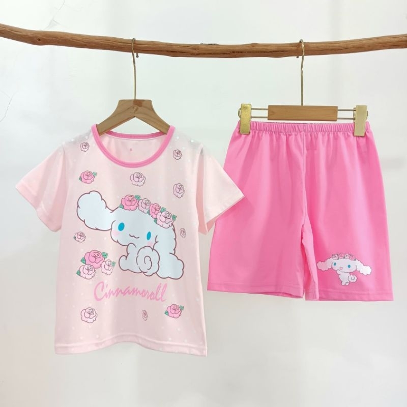 setelan anak perempuan / setelan baju tidur anak perempuan