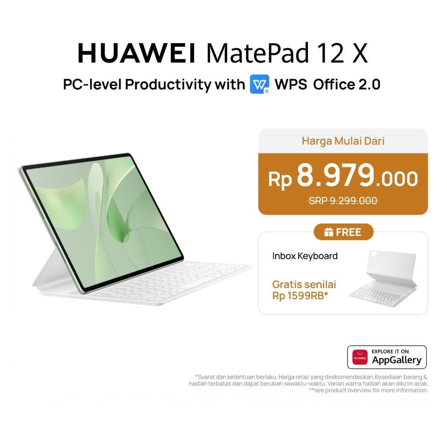 HUAWEI MatePad 12 X Tablet | PC-level WPS Office | PaperMatte Display | GoPaint | 66 W SuperCharge