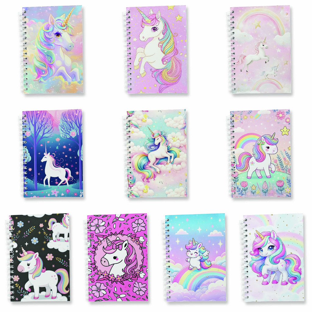 

Note Book Spiral Large (10 cm X 14 cm) Edisi Unicorn / Notebook A6 Custom / Seminar Kit Surabaya