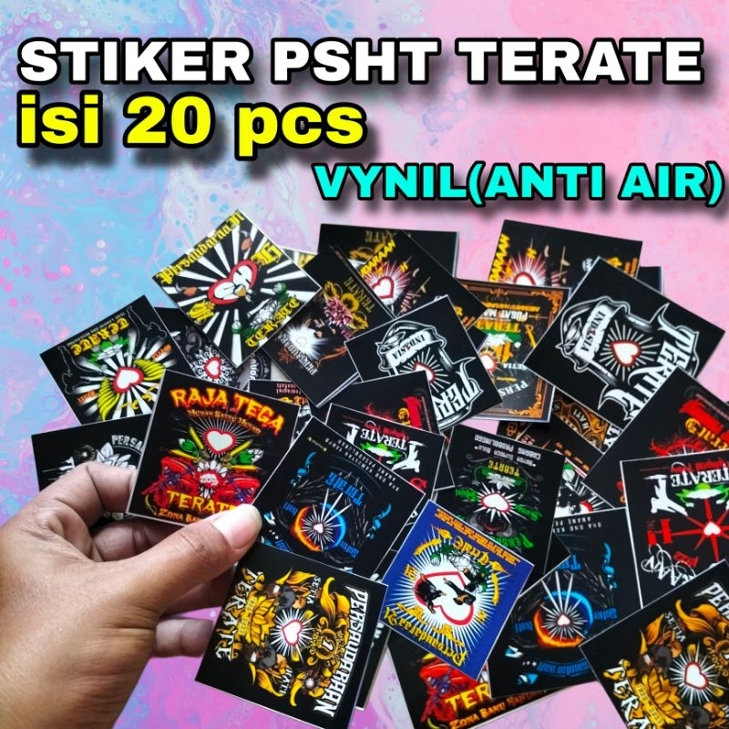 

STIKER PSHT TERATE ISI 20 PCS BAHAN VYNIL(ANTI AIR)