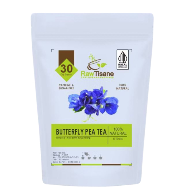 

BUTTERFLY PEA TEA Isi 30 Teh Celup Herbal BungaTelang