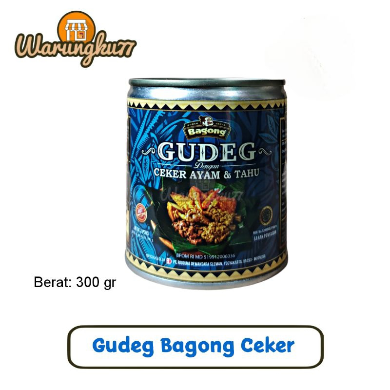 

Gudeg Bagong Ceker Ayam Dan Tahu [300 gr]-Makanan Khas Jogja -Spesial Promo Free Packing Bubble wrap