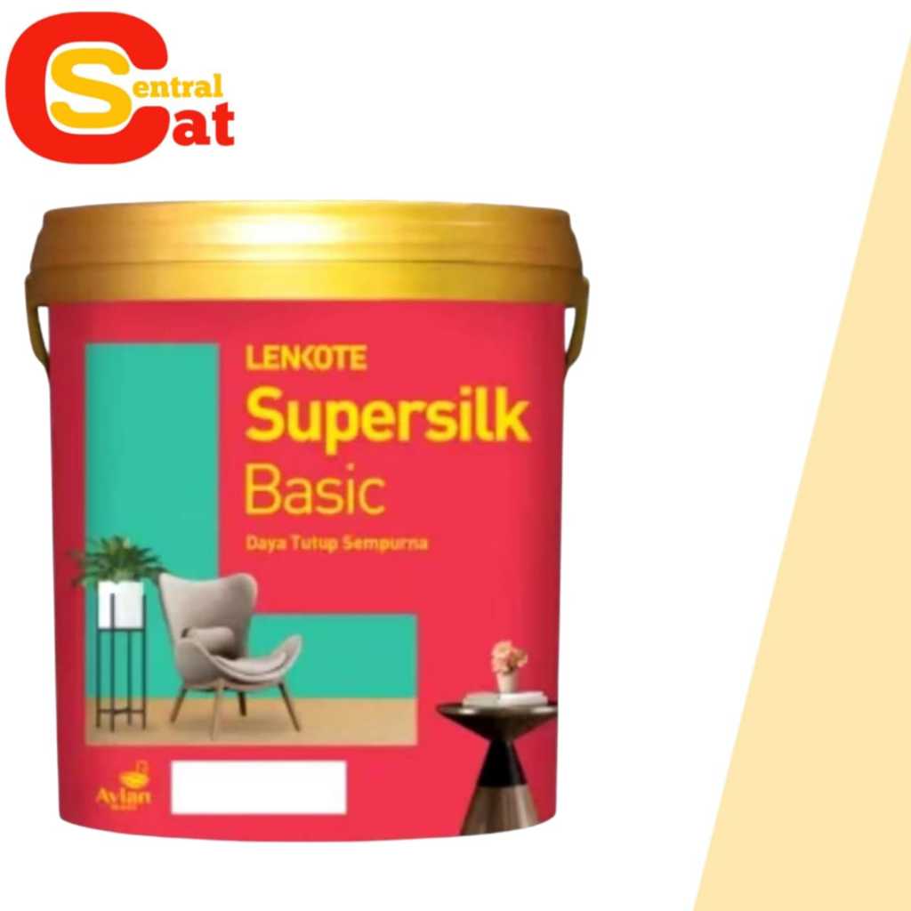 CAT TEMBOK LENKOTE SUPERSILK BASIC CAT ANTI BELANG 20 LTR