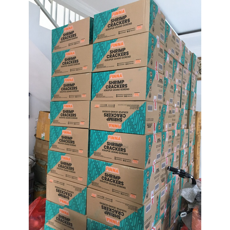 

wiw (EXP. NOV 2025) Finna Kerupuk Udang Siap Makan 1 DUS/Shrimp Crackers matang 120pc