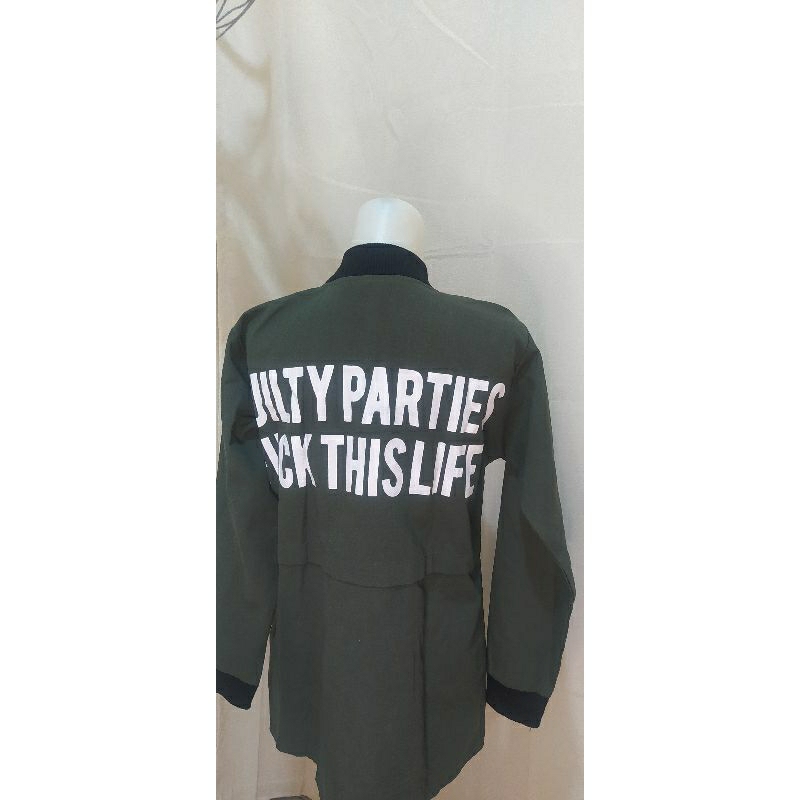 preloved jaket army cewek