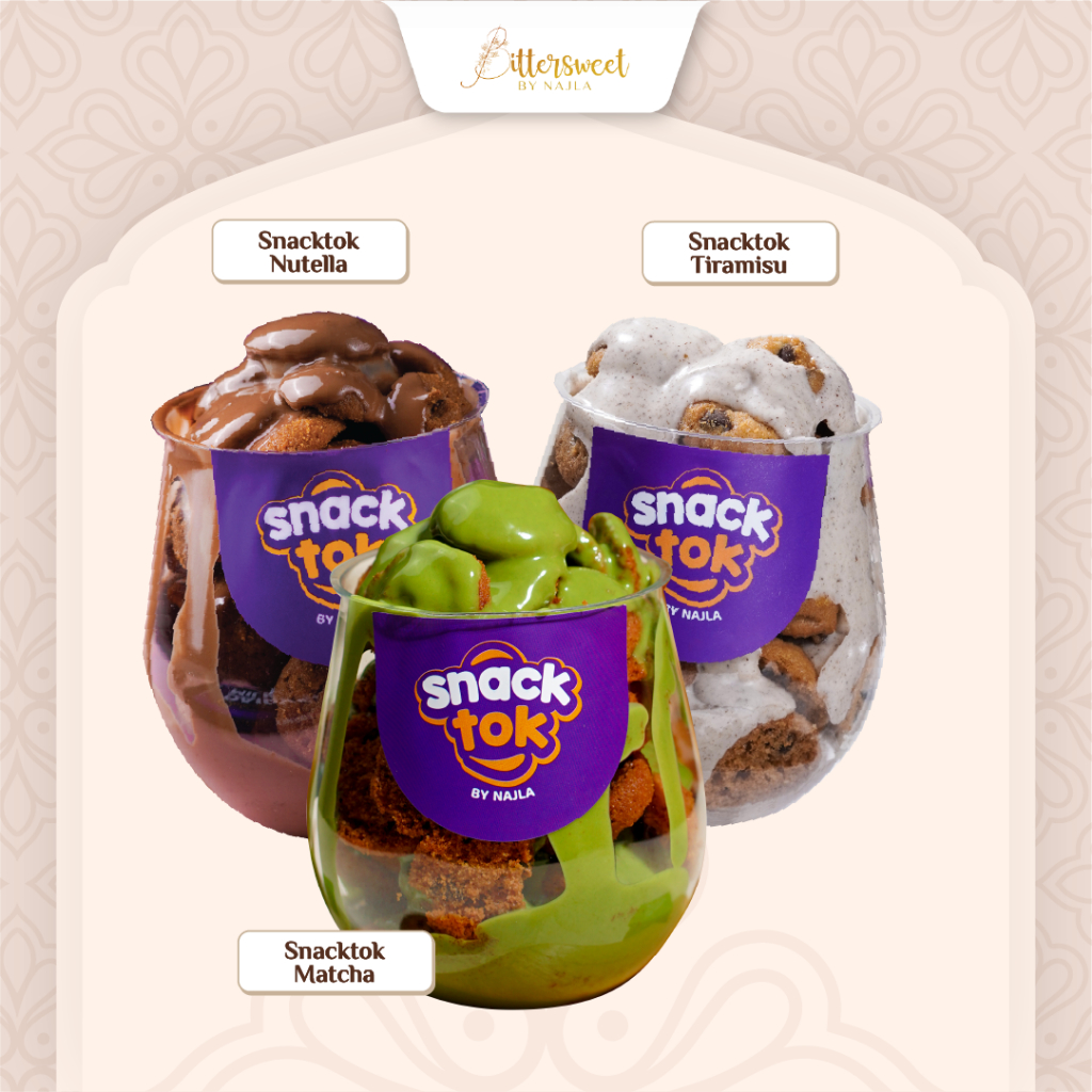 

[ Exclusive Live ] Bundle 3 Snacktok Full Cookies ( Nutella + Matcha + Tiramisu )