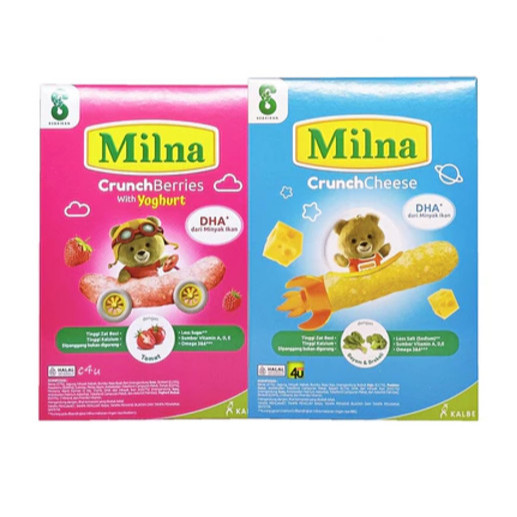 MILNA Crunch 20gr - snack bayi | Snack Mpasi Bayi | cemilan bayi | Cemilan Mpasi | Snack Sehat | Cem